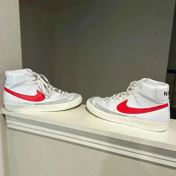 Nike Other - Men’s Size 11 - Nike Blazer '77 Vintage Mid White Mantra Shoes Sneakers High Top